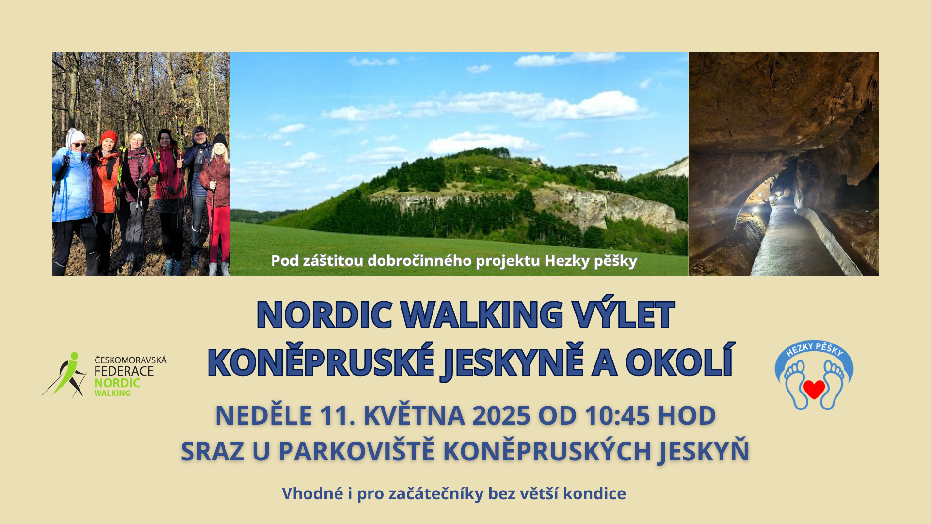 NW výlet - Koněpruské jeskyně - pozvánka